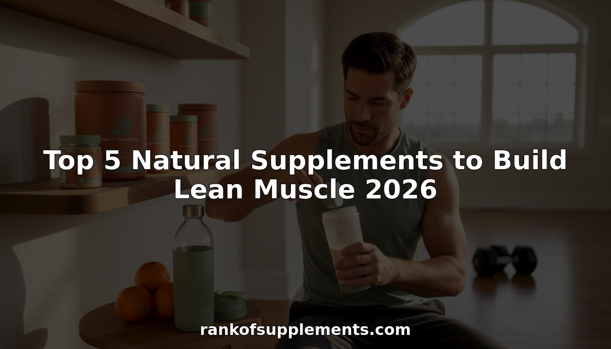 Top 5 Natural Supplements to Build Lean Muscle 2026