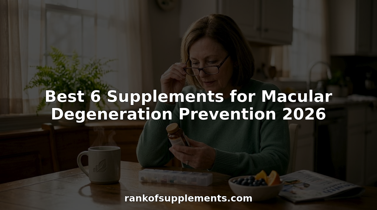 Best 6 Supplements for Macular Degeneration Prevention 2026