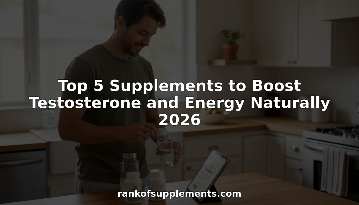Top 5 Supplements to Boost Testosterone and Energy Naturally 2026