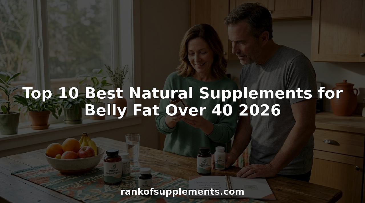 Top 10 Best Natural Supplements for Belly Fat Over 40 2026
