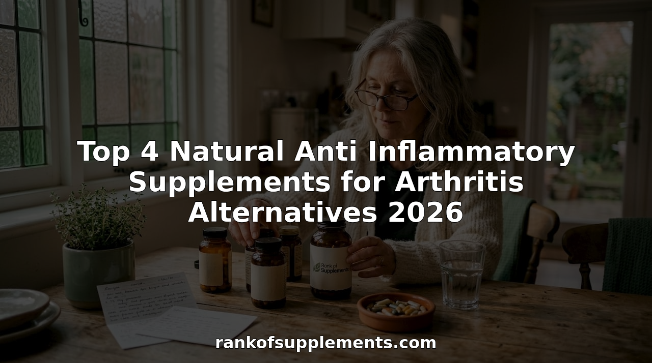 Top 4 Natural Anti Inflammatory Supplements for Arthritis Alternatives 2026