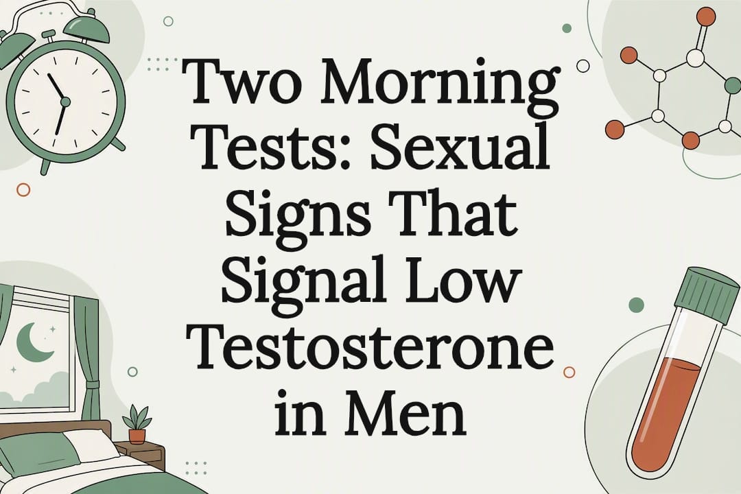 Two Morning Tests: Sexual Signs That Signal Low Testosterone in Men